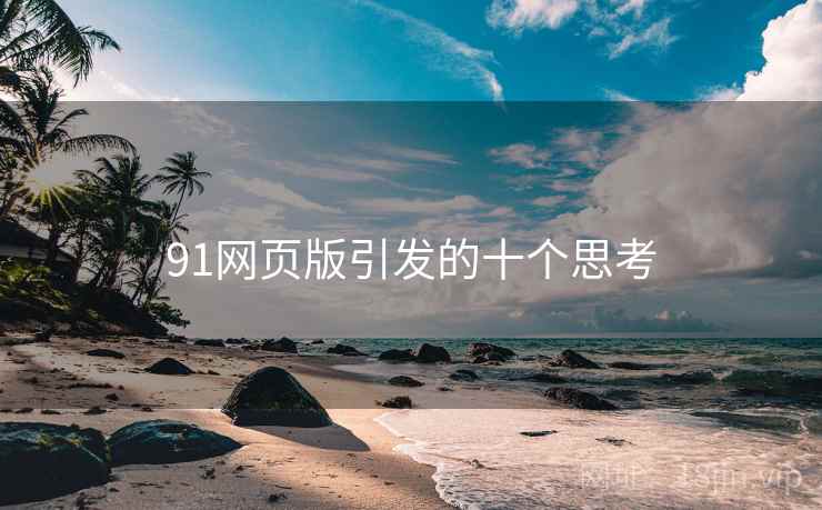 91网页版引发的十个思考