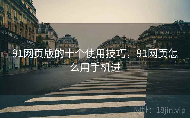 91网页版的十个使用技巧，91网页怎么用手机进