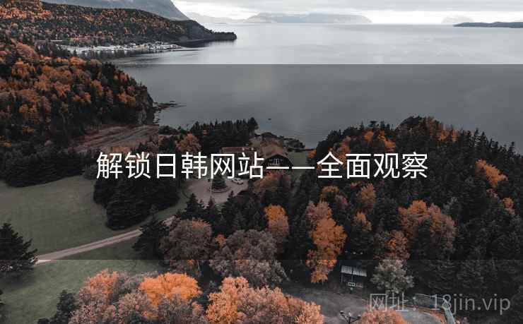 解锁日韩网站——全面观察