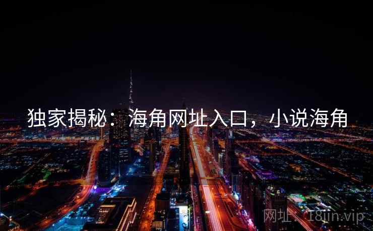 独家揭秘：海角网址入口，小说海角