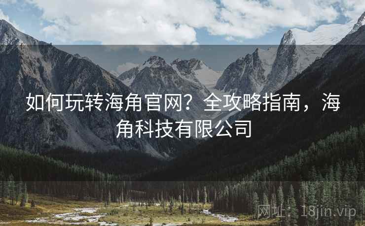 如何玩转海角官网？全攻略指南，海角科技有限公司